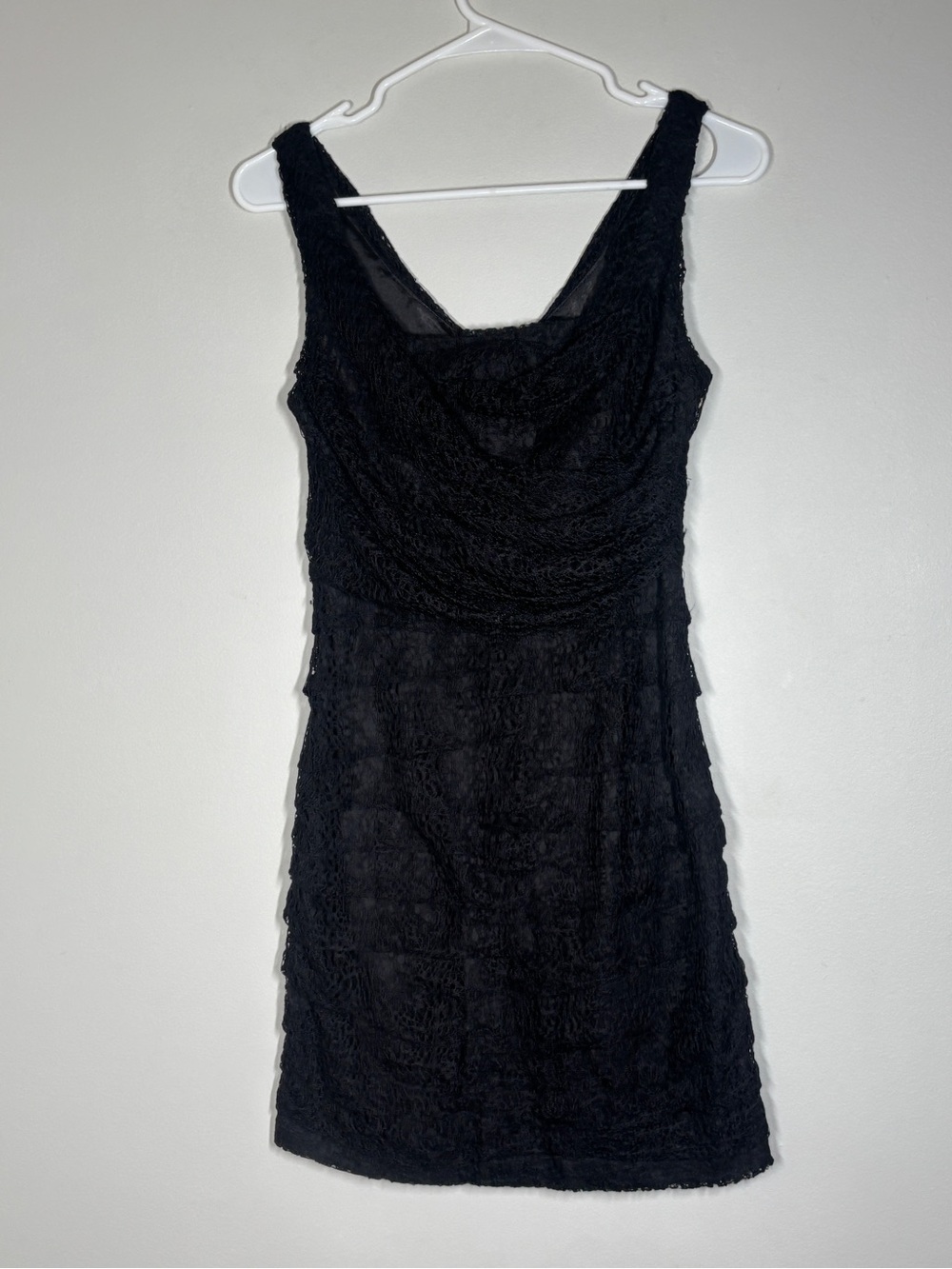 Express Black Lace Mini Dress